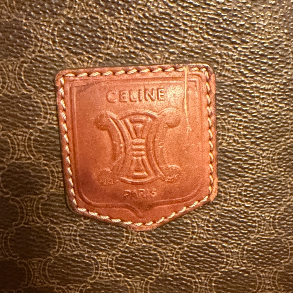 Celine vintage Boston bag Brown Leather Bag - Picture 3 of 9
